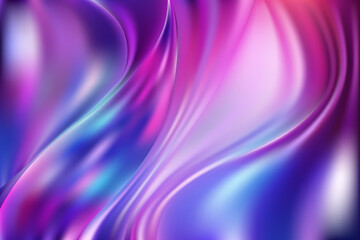 Adorable abstract purple holographic background with vertical waves