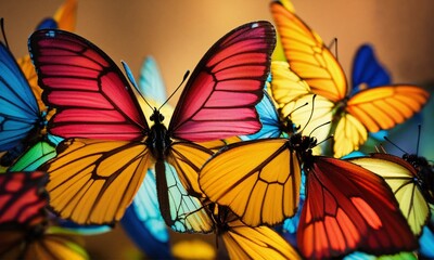 Colorful butterfly's 