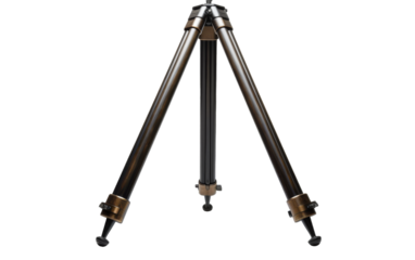 A tripod supporting a camera capturing a scene with precision and creativity