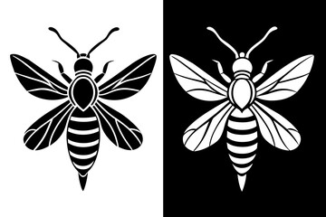 wasp vector illustration