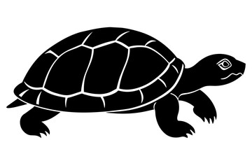 turtle silhouette vector illustration