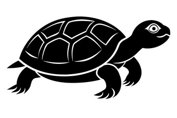 turtle silhouette vector illustration