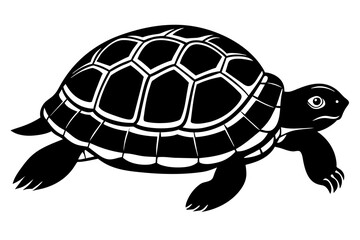 turtle silhouette vector illustration