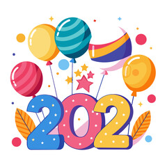 202 balloons style Colorfull