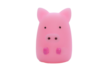 Finger toy Silicone pink pig
