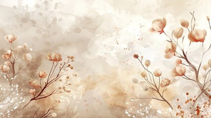 scrapbook background page dreamy style watercolor