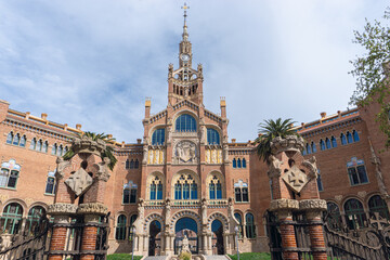 Hospital Sant Pau, Barcelona, Katalonien, Spanien