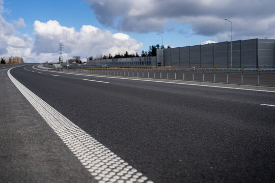 Construction of a road to the Polish mountains - Tatra Mountains - Zakopianka road - still under construction