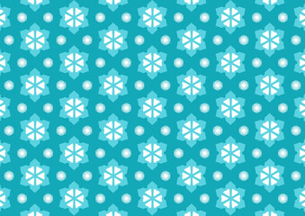 seamless background with snowflakes 