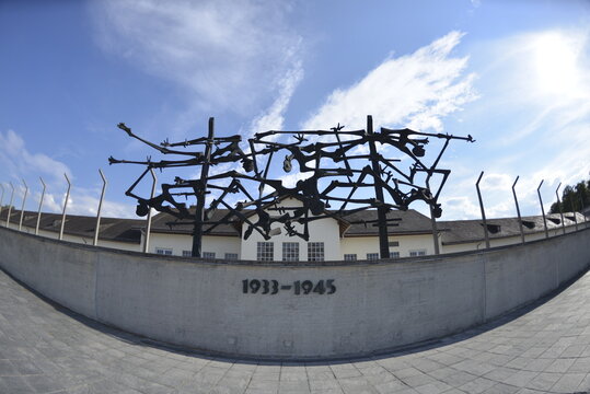 The interior of the Nazi concentration camp in Dachau. Dachau, Germany