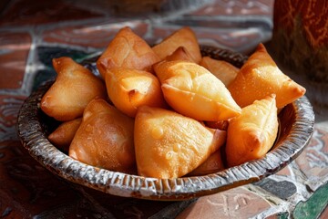 Homemade Mandazi in Nyeri a traditional Swahili dessert viewed in various settings