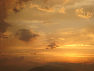 orange sunset