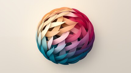 A minimalist logo icon of an abstract, geometric globe.