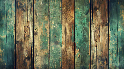 close up horizontal image of vertical wooden painted pattern background