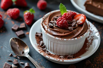 Picture of a delicious chocolate mousse