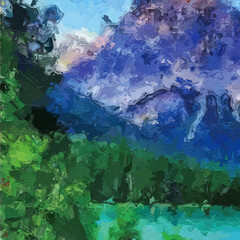 Oil paintings and various flowers, chrysanthemums, butterflies, roses, peonies, lotus leaves, lotus landscapes, and beautiful animals