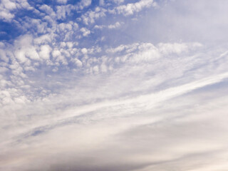 altostratus and altocumulus mid-level clouds 
