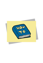 book design written "How to"