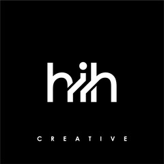 HIH Letter Initial Logo Design Template Vector Illustration