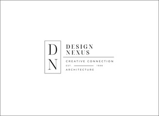 Minimal and Aesthetic typography logo template for company and beauty business