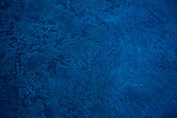Beautiful Blue Venetian Plaster Wall Texture Background