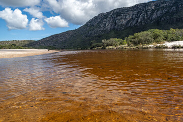 rio no distrito de Conselheiro Mata, na cidade de Diamantina, Estado de Minas Gerais, Brasil