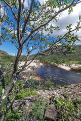 rio no distrito de Conselheiro Mata, na cidade de Diamantina, Estado de Minas Gerais, Brasil