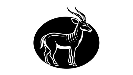 a-picture-of--a--antelope-icon-in-circle-logo 