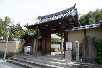 Obraz premium 月真院 山門 京都市東山区下河原町