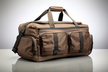 Stylish men's duffel bag with versatile compartments