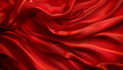 Elegant Valentine's Day Red Silk Sensuality: Romance
