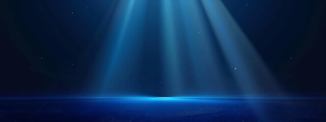 Captivating Blue gradient background with spotlight