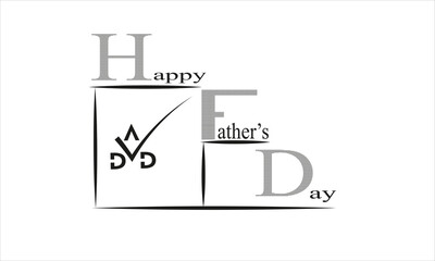 Father's day T- shirt and Father's Day poster or banner template and background. Greetings and presents for Father's Day in flat lay styling. Promotion and shopping template for love dad.