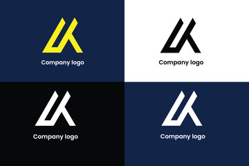 letter u logo, letter a logo, letter ua logo, lette y logo, letter uy corporate logo,logomark - obrazy, fototapety, plakaty