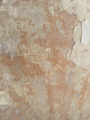 Abstract multicolor Plaster on wall, rustic pattern , background texture,