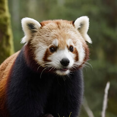 The red panda is a mammal of the order of carnivores, the only living representative of the family...