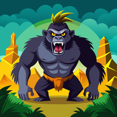 King Kong, Gorilla, Ape, Beast, Giant, Mighty, 