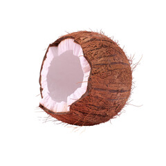 A coconut with a hole