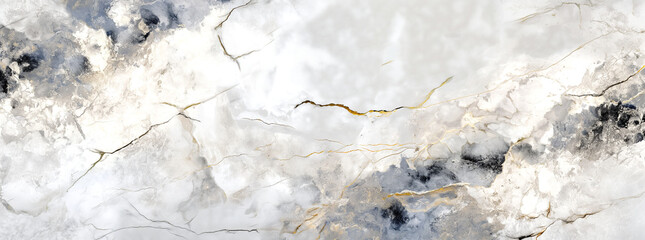 White, gray, blue, beige, and Carrara marble - stone texture. - obrazy, fototapety, plakaty
