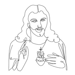 Line art Religion Jesus Christ 
