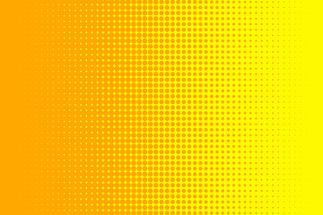 vector orange and yellow halftone dotted pattern