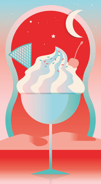 Psychedelic ice cream