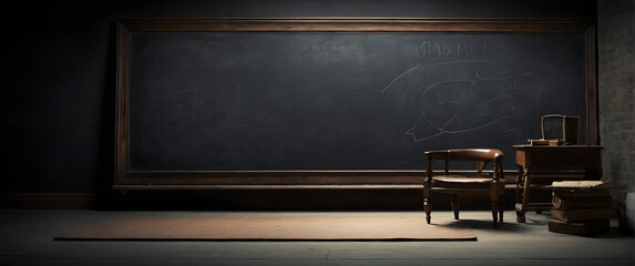 Chalk black board blackboard chalkboard background / classroom learning material / back to school handwriting
