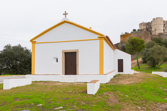 Hermitage chapel of S&atilde;o Sebasti&atilde;o village Evoramonte, Estremoz, Portugal 