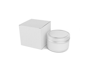 Candle Can on white background