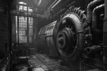 The hum of machinery becomes a melody of progress, resonating through the halls of innovation and ambition.