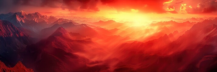 Abstract Background Gradient Sundown Orange, Background HD For Designer - obrazy, fototapety, plakaty