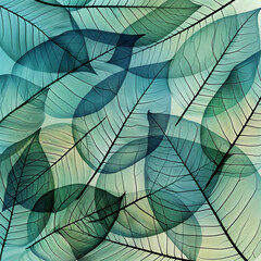 Fototapeta na wymiar abstract background with leaves