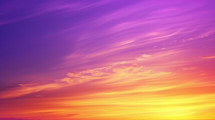 Mesmerizing hues of purple orange and yellow dance across the sky in this gradient sunset background.