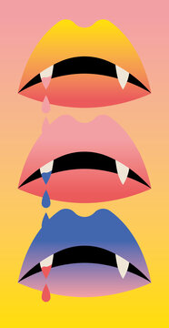 Vampire lips